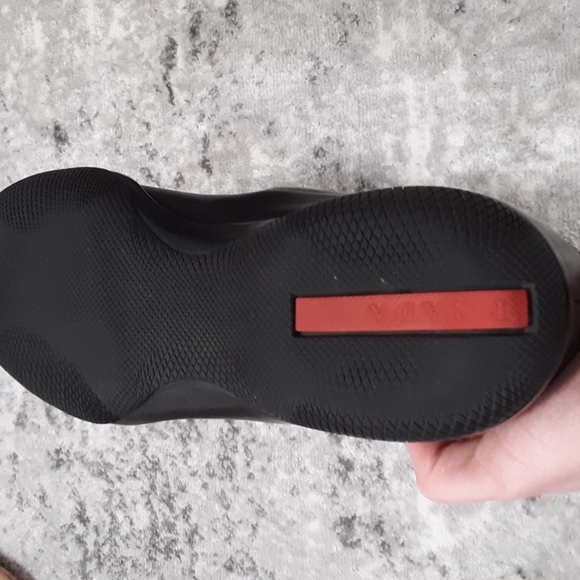 🔥🔥PRADA Men's logo loafers black size 8 US MSRP $695🔥🔥 - Picture 10 of 11